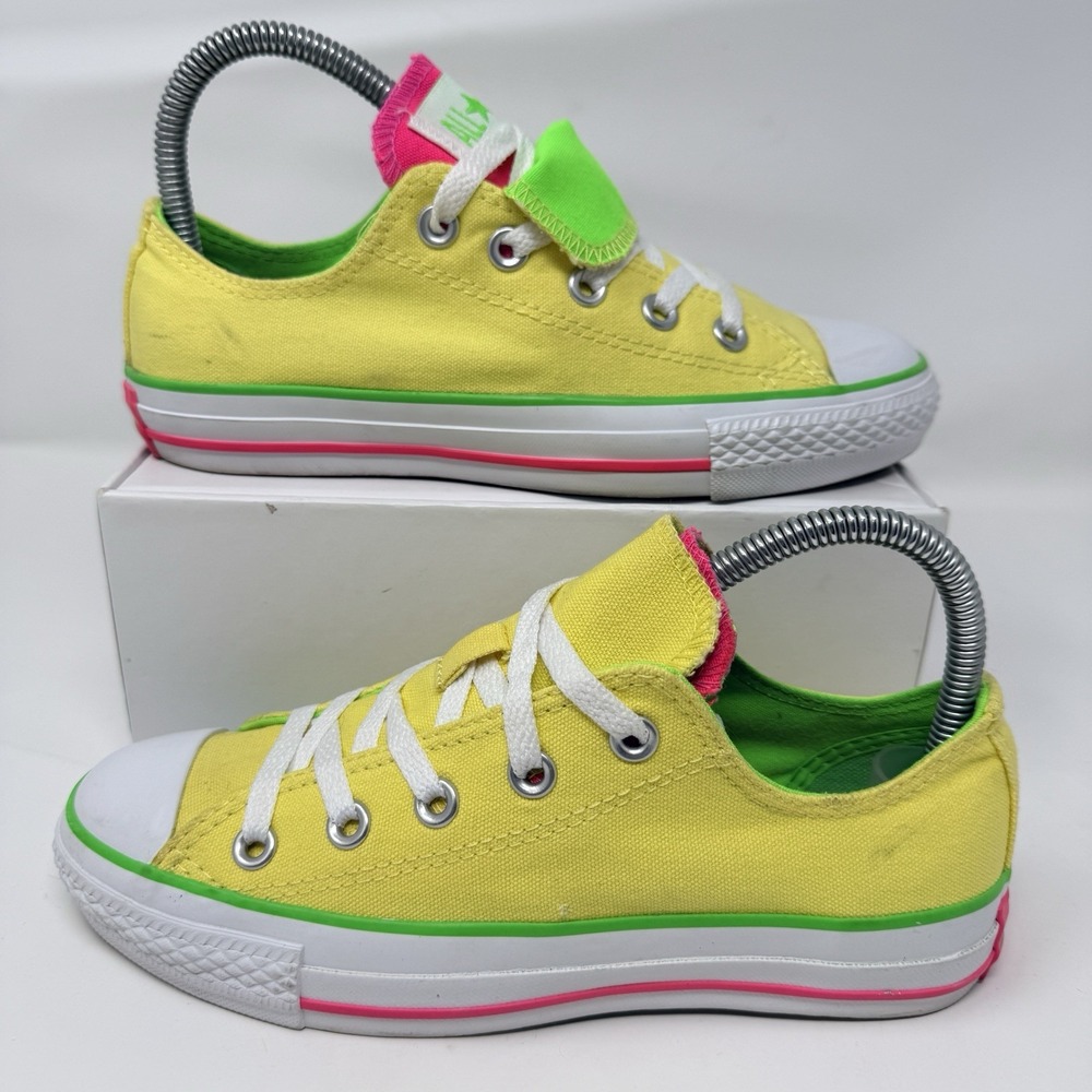 Converse Chuck Taylor All-Star Double Tongue‎ Neon Sneakers Unisex Men 4 Women 6
